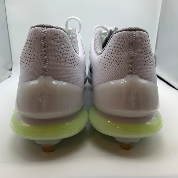 Nike Force Zoom Trout 8 Pro Metal Baseball Cleats Gray/White/Green Size 14 - Picture 7 of 15